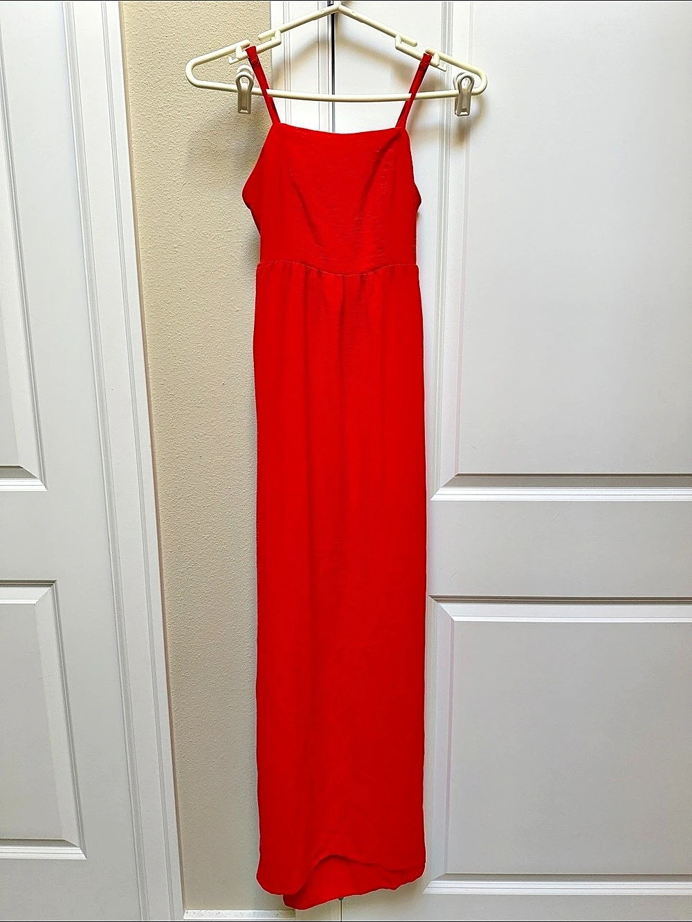 monteau Los Angeles Red Maxi Dress Size Small